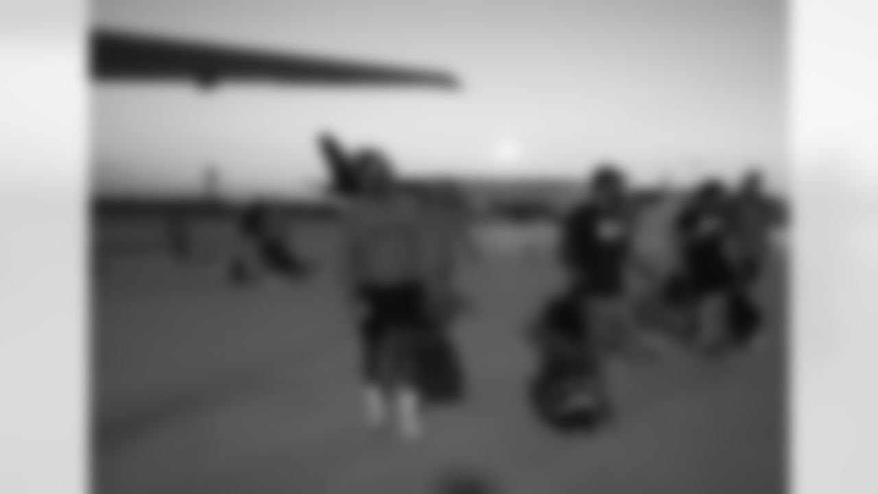 Buffalo Bills arrive home at sunrise, September 9, 2022, after defeating the Los Angeles Rams, in Week 1 at SoFi Stadium.
