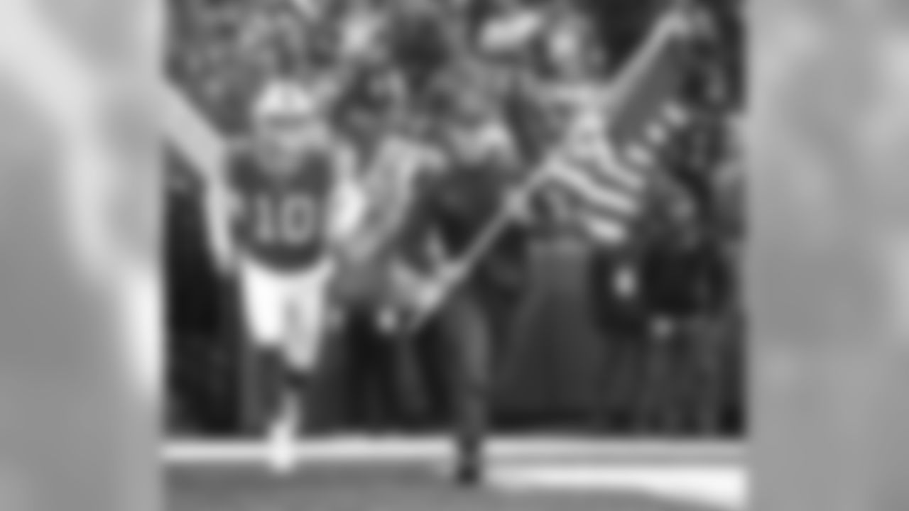 Buffalo Bills wide receiver Cole Beasley (10) Buffalo Bills vs Denver Broncos at New Era Field, November 24, 2019. Photo by Jeffrey T. Barnes