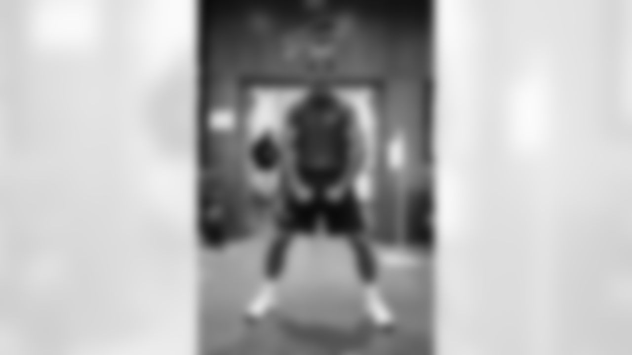 The Buffalo Bills workout at One Bills Drive, April 25, 2023 in Orchard Park, NY.