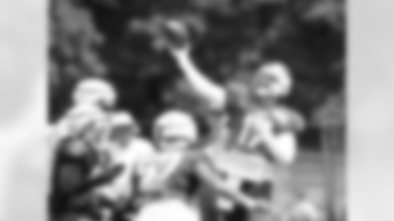 Josh Allen (17). Buffalo Bills Training Camp at St. John Fisher University, August 1, 2023.