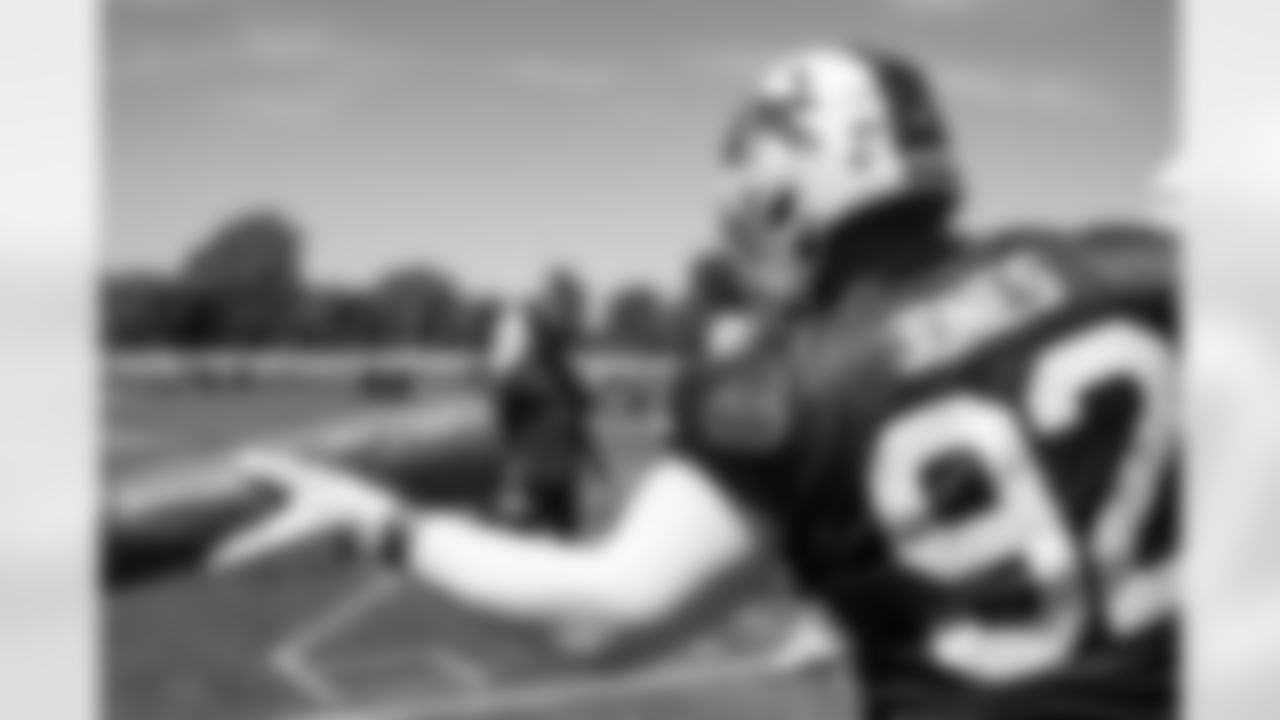 DaQuan Jones (92) during Day One of Buffalo Bills Mandatory Minicamp, on June 14, 2022. Photo by Ben Green