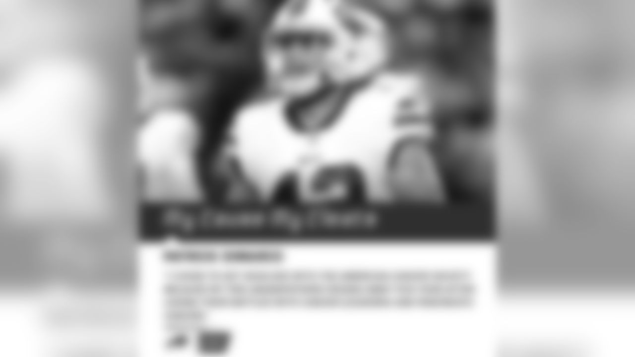 FB Patrick DiMarco (42)- Cancer Awareness- American Cancer Society