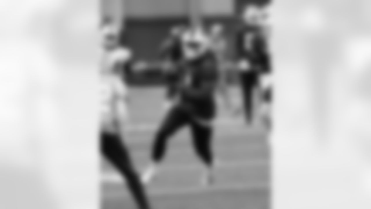 Emmanuel Sanders (1). Buffalo Bills Wild Card Week practice, January 12, 2022. Photo by Bill Wippert