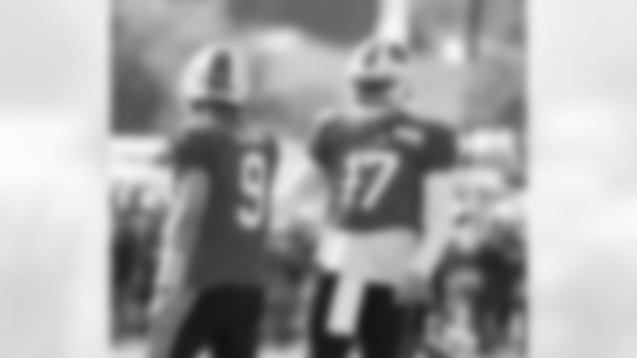 Kyle Allen (9), Josh Allen (17). Buffalo Bills Training Camp at St. John Fisher University, August 9, 2023.