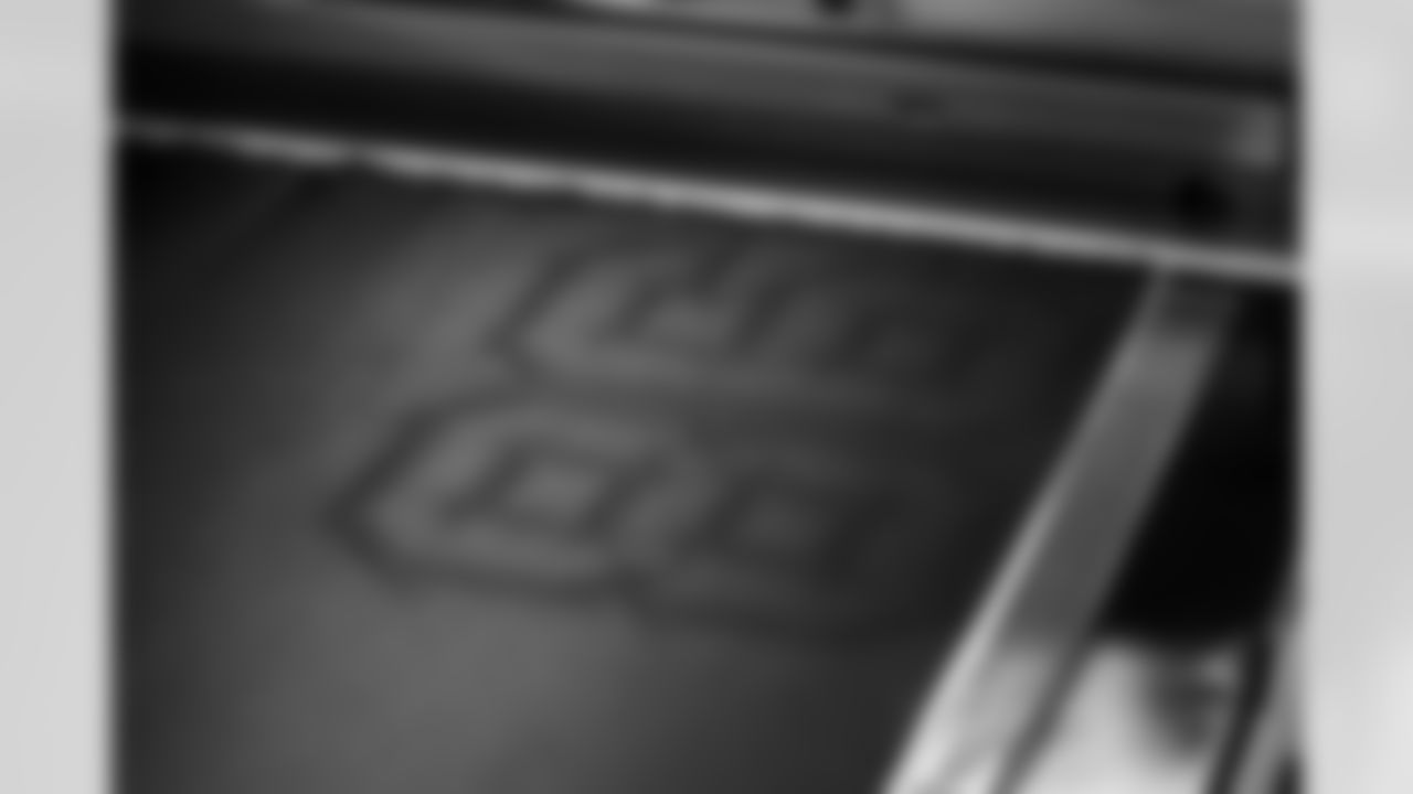 Views of Dalton Kincaid's jersey at ADPRO Sports on April 28, 2023.