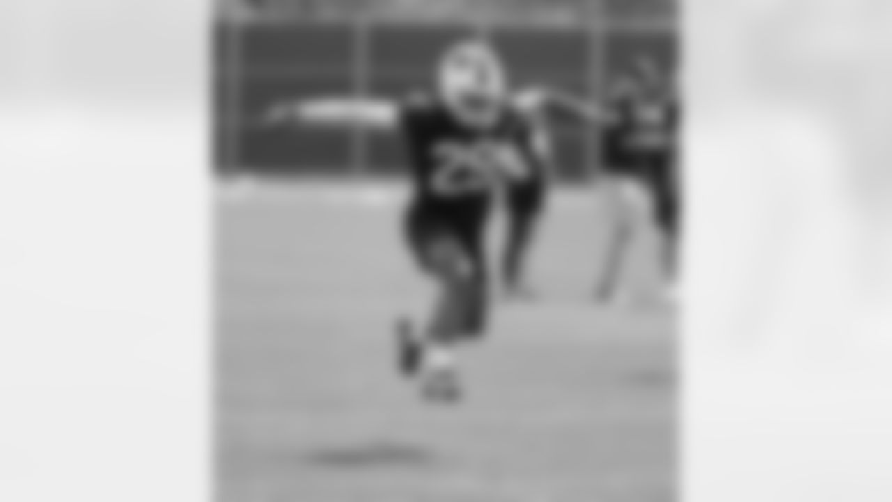 Alex Austin (29) at Buffalo Bills Rookie Camp, May 12, 2023 at One Bills Drive.
