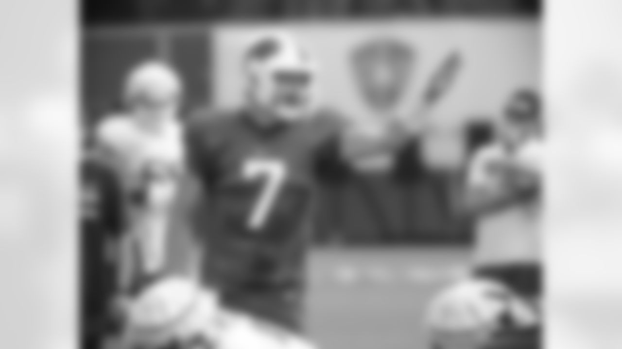Davis Webb (7). Buffalo Bills Training Camp. August 16, 2021. Photo by Bill Wippert