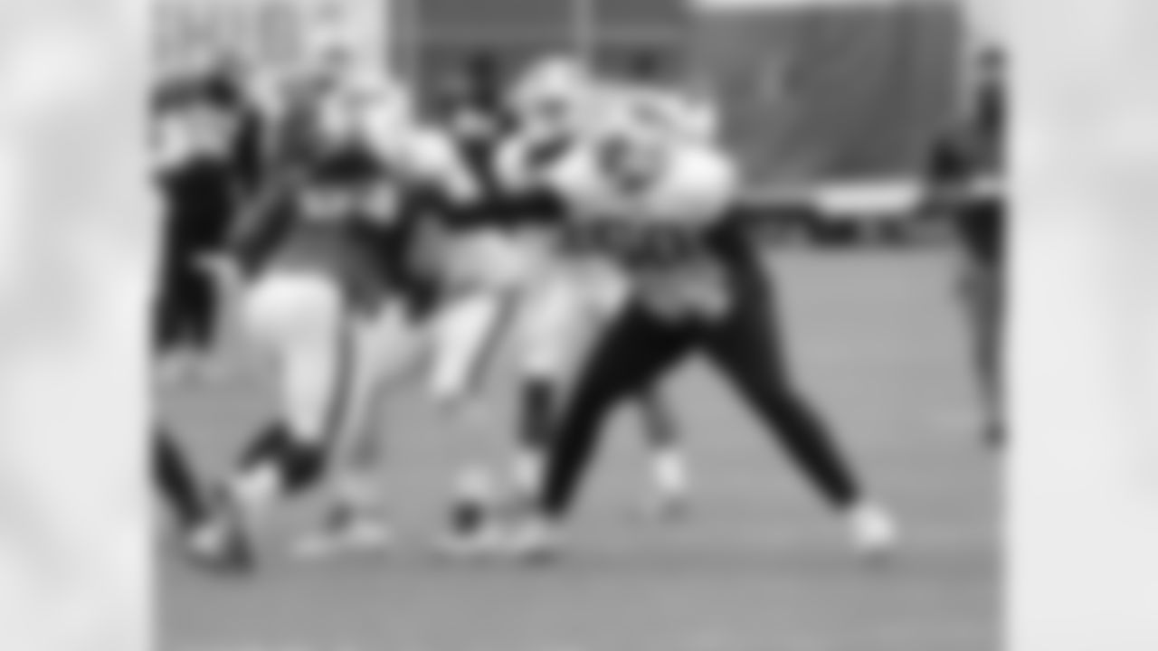 Bobby Hart (68). Buffalo Bills Week 6 practice, October 12, 2022 at One Bills Drive.