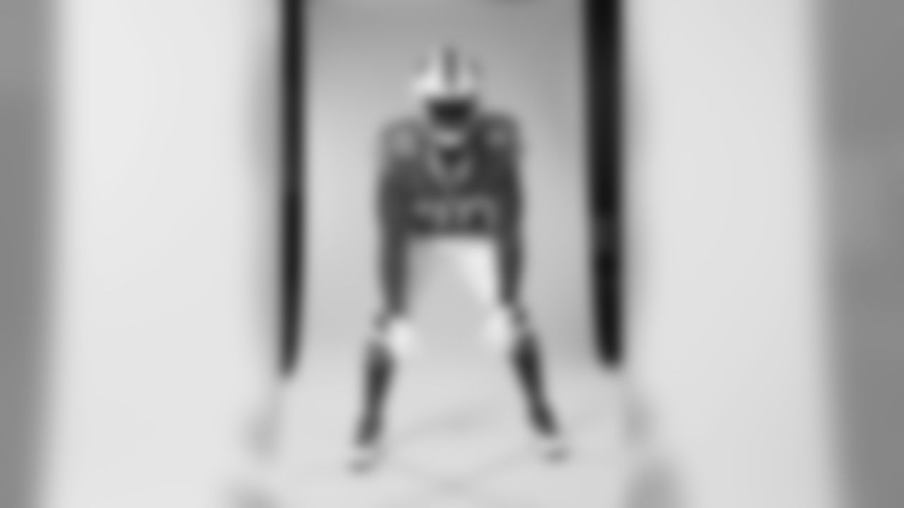 Mario Addison. Buffalo Bills Media Day, August 1, 2020.
Photo by Bill Wippert