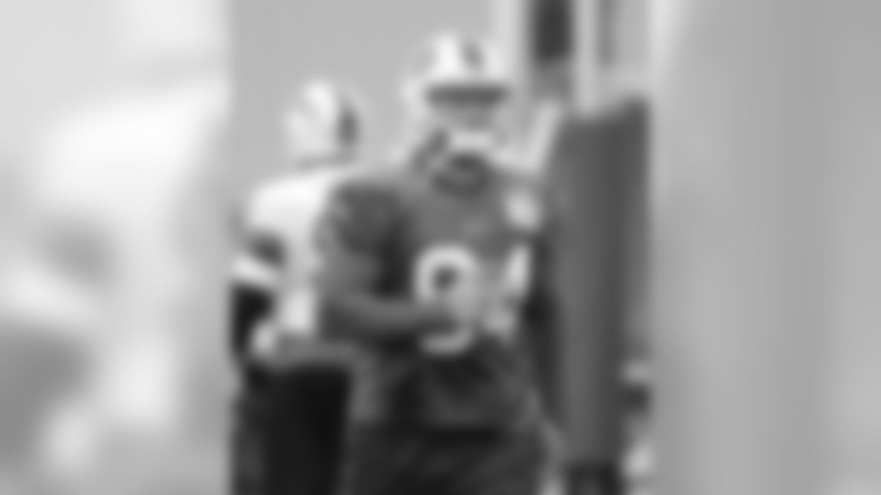 Buffalo Bills te Nick O'Leary #84 - 2018 Buffalo Bills Training Camp at St. John Fisher College.
Photo by Bill Wippert
August 7, 2018