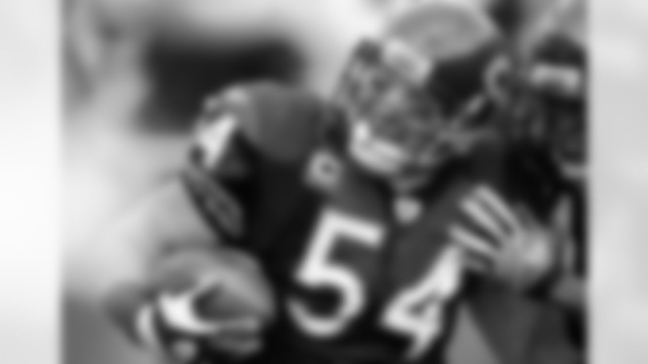 Drafted by: Chicago Bears
Career accolades: Pro Football Hall of Fame member, NFL 2000s All-Decade Team member, 2005 NFL Defensive Player of the Year, 2000 NFL Defensive Rookie of the Year, eight Pro Bowls, four AP first-team All-Pro selection, one AP second-team All-Pro selection, 2000 NFL All-Rookie Team member
(AP Photo/Greg Trott)