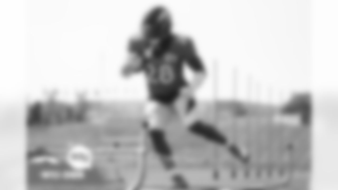 Damarea Crockett during practice on Thursday, September 23, 2021 at UCHealth Training Center in Englewood, Colorado.
Photo by Gabriel Christus