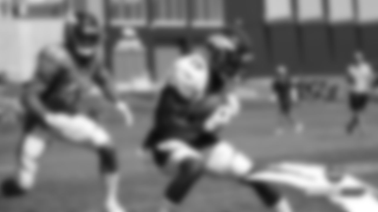 Fred Brown at practice on Day 5 of training camp on July 22, 2019.