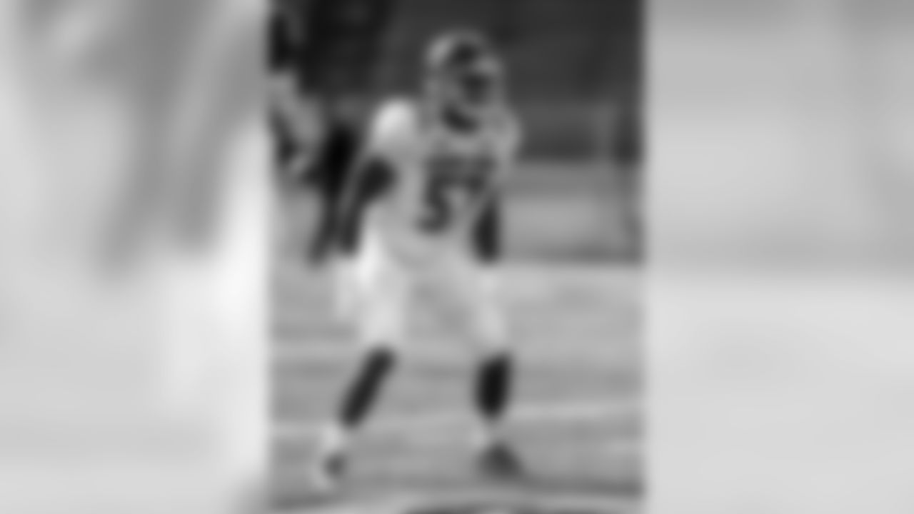 Temple's Haason Reddick made a nearly-flawless transition from defensive line to the second line of defense. What impressed me was how solid he was in coverage; as the three days progressed, he became less susceptible to step-fakes from opposing tight ends, and prevented them from getting separation when they tried to cut to the outside.