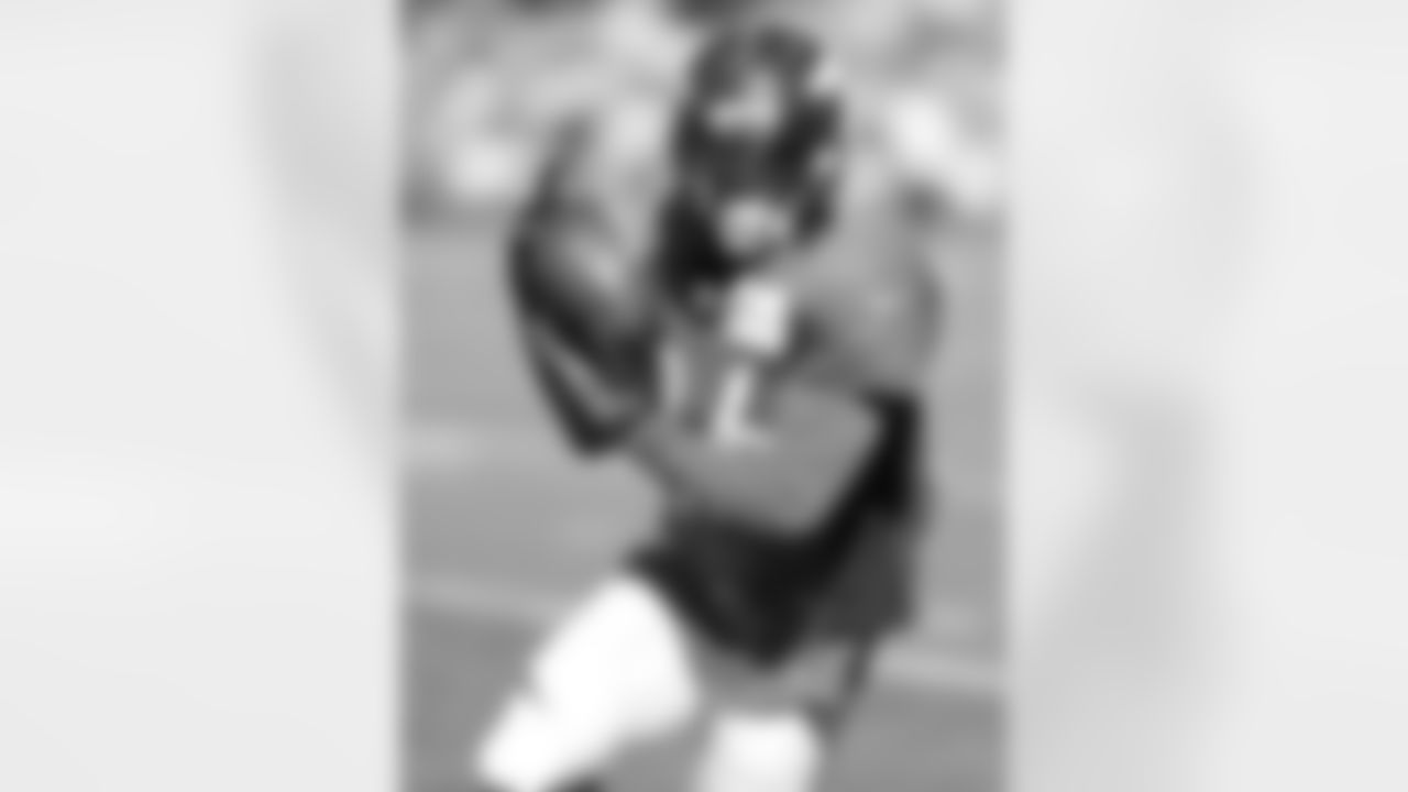 S Rahim Moore makes a catch.