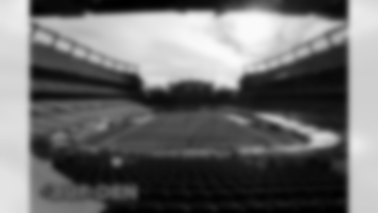 A view of the field before the Broncos' Week 15 game against the Buffalo Bills at Empower Field at Mile High in Denver, Colorado on December 19, 2020. (Photo by Gabriel Christus)