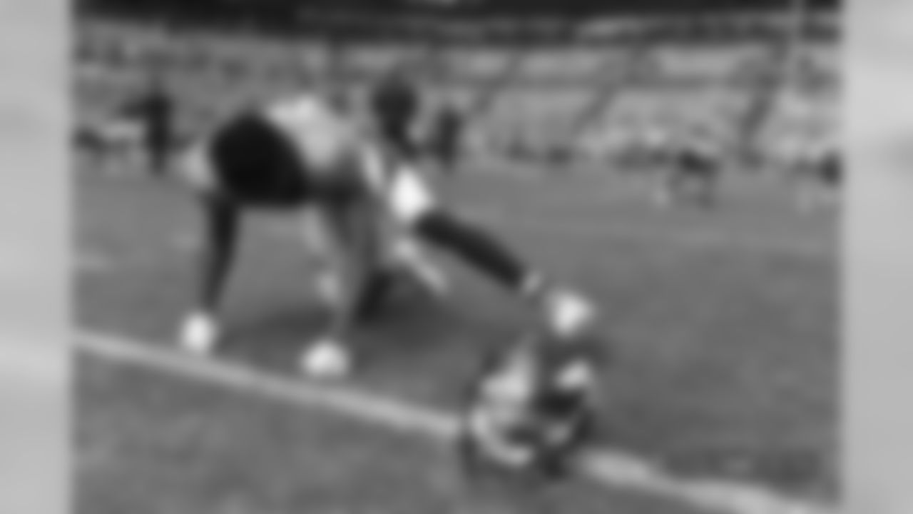 Denver Broncos wide receiver Emmanuel Sanders (10) pre-game warmups before an NFL game against the Oakland Raiders, Sunday, Sep. 16, 2018, in Denver. (Photo: Eric Lars Bakke)