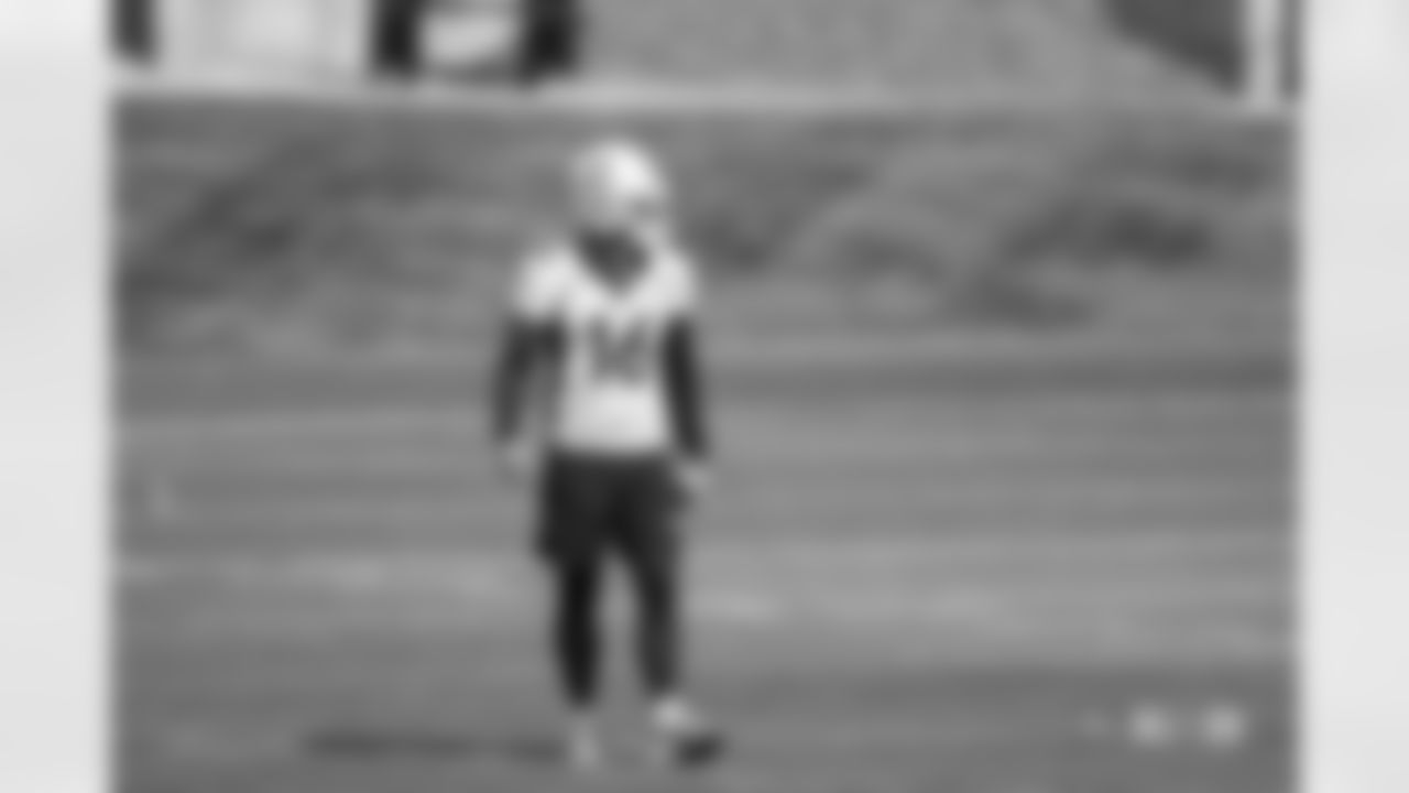 Wil Lutz during practice at Centura Health Training Center in Englewood, Colorado on October 4, 2023. Photo by Ben Swanson / Denver Broncos