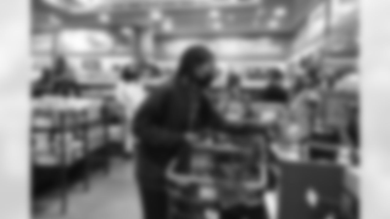 Brandon McManus and the Project McManus Foundation treat 15 kids to a holiday shopping spree on December 7, 2021.