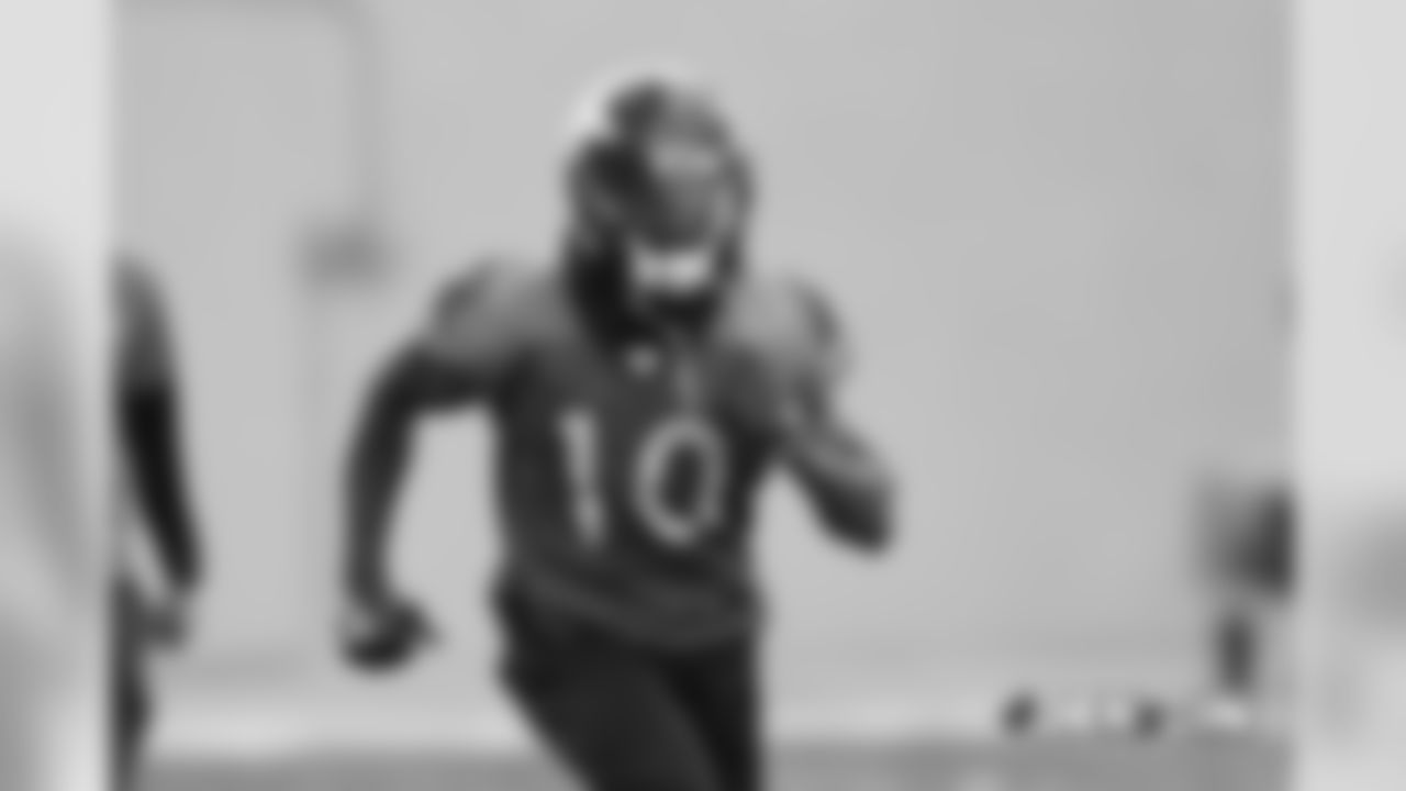 Emmanuel Sanders during practice at UCHealth Training Center in Centennial, CO, November 28, 2018.
Photo by Gabriel Christus