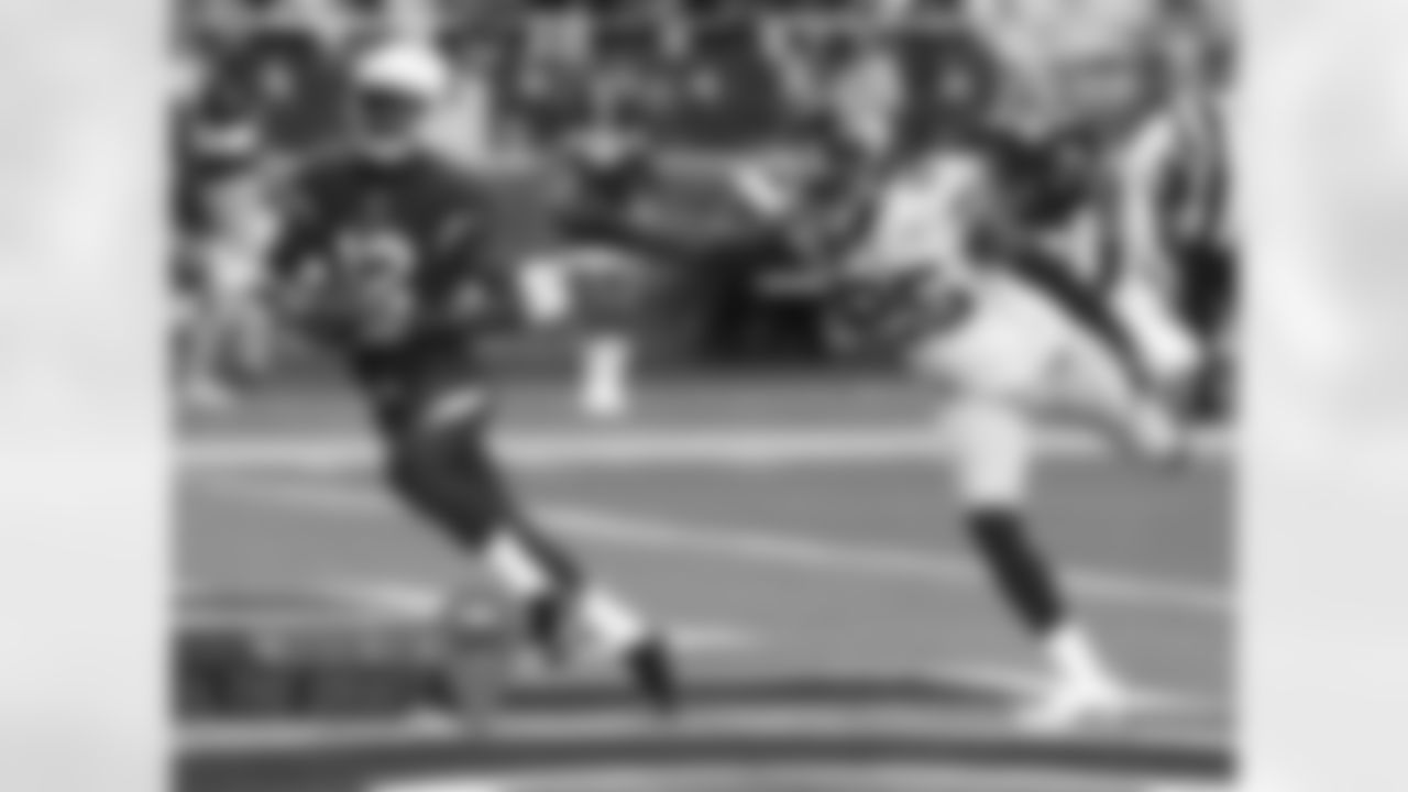 Brown, who was emerging as one of the NFL's most explosive young targets in his first two seasons before being slowed down the last two years by hamstring and turf-toe injuries and issues at quarterback for the team. Brown missed six games last year and finished with career lows in receptions (21) and yards (299), just two years removed from his 65-catch, 1,003-yard season. The decline of Carson Palmer contributed to his struggles, but health is a huge concern for the 179-pound Brown. (AP Photo/Ross D. Franklin)