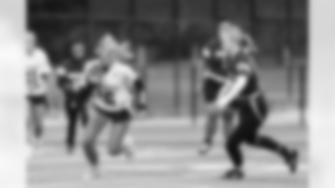 During the Girls High School Flag Jamboree at Denver's All City Stadium on September 10, 2022. (Photo by Ben Swanson)