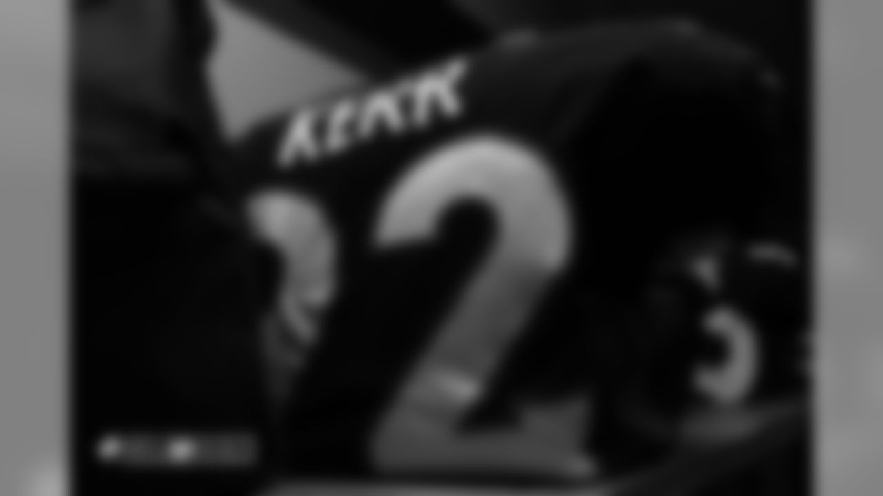 Zach Kerr's jersey in the locker room before the Broncos' Week 15 game against the Cleveland Browns at Broncos Stadium at Mile High on December 15, 2018.