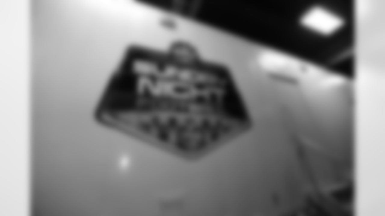 A look at one of NBC's trucks parked at field level.