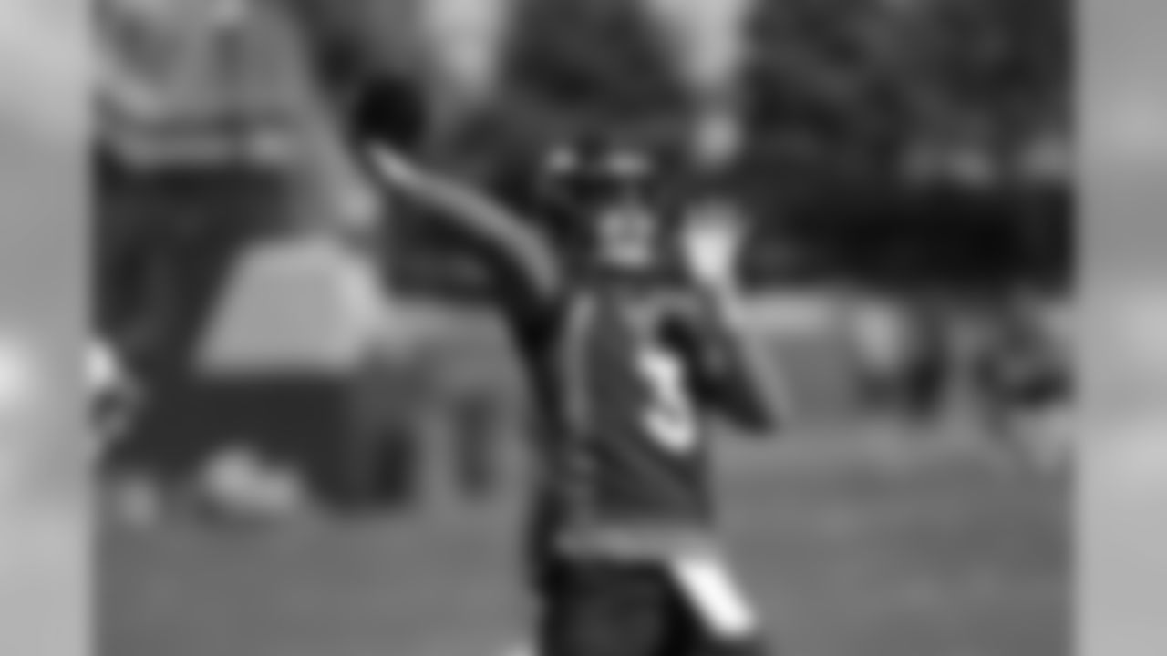 Drew Lock during practice for early reports at UCHealth Training Center on August 7, 2020. (Photo by Ben Swanson)