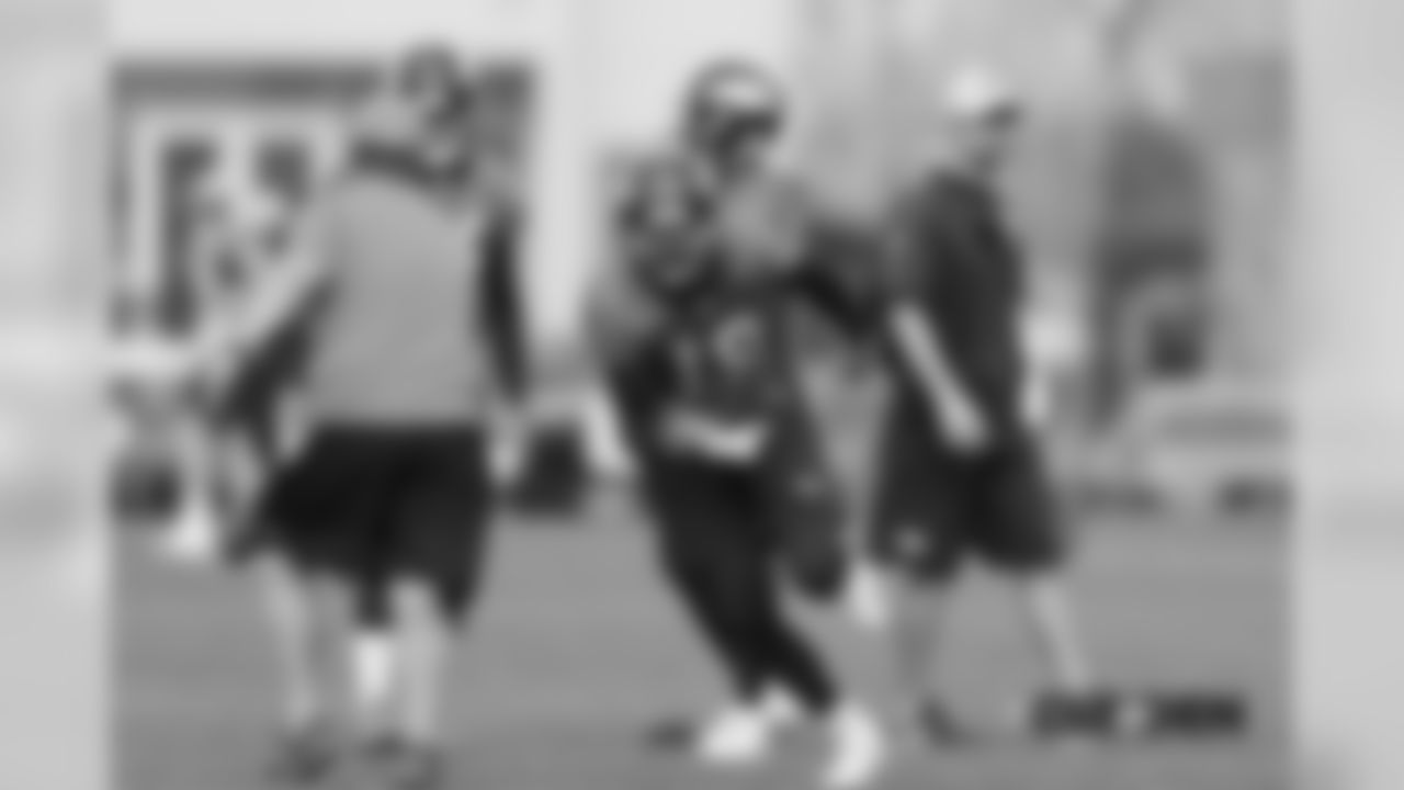 Andre Holmes during practice on December 12, 2018 at UCHealth Training Center.
