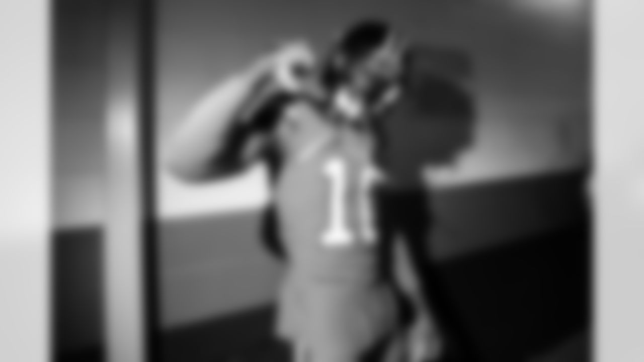 Emmanuel Sanders in the tunnel during player introductions before the Broncos' Week 12 game against the Pittsburgh Steelers at Broncos Stadium at Mile High on November 25, 2018.