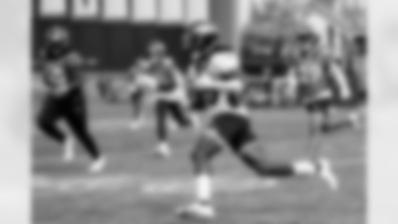 Jerry Jeudy during practice on Day 9 of training camp at UCHealth Training Center on August 7, 2021. (Photo by Ben Swanson)