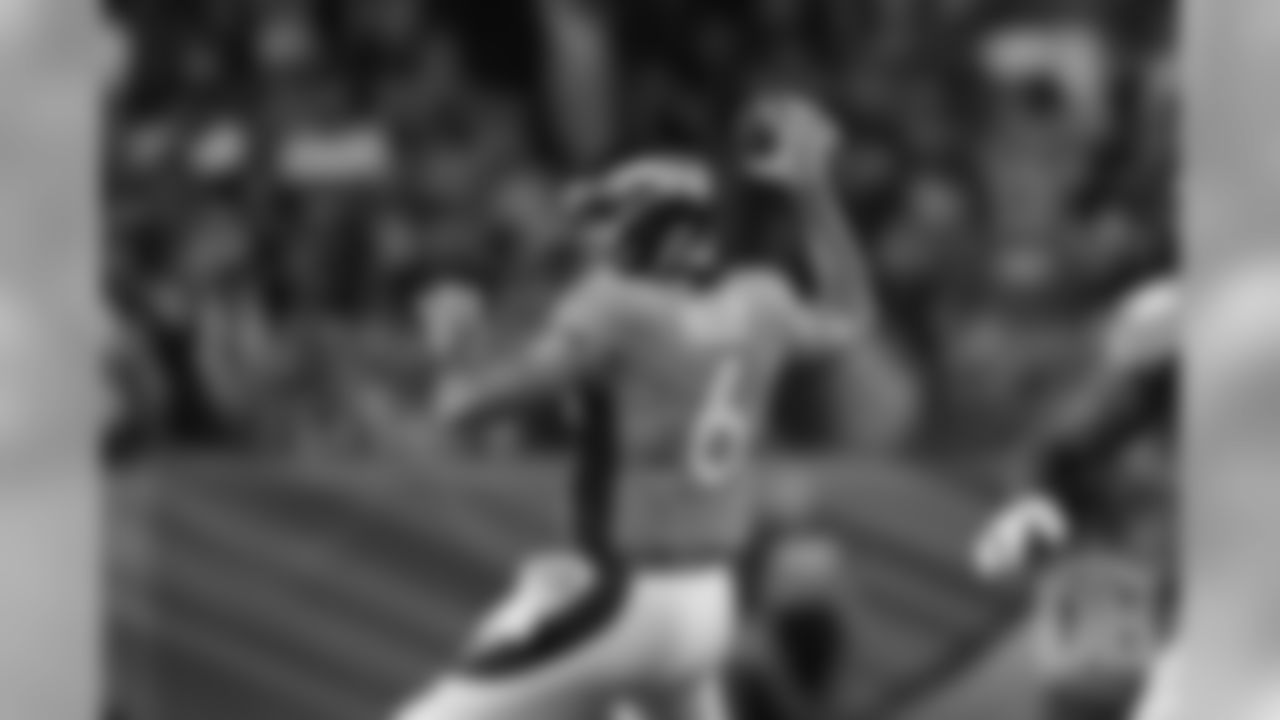 Quarterback Chad Kelly (6) during the NFL preseason game against the Minnesota Vikings at Broncos Stadium at Mile High in Denver, Colorado, August 11, 2018.
Photo by Gabriel Christus