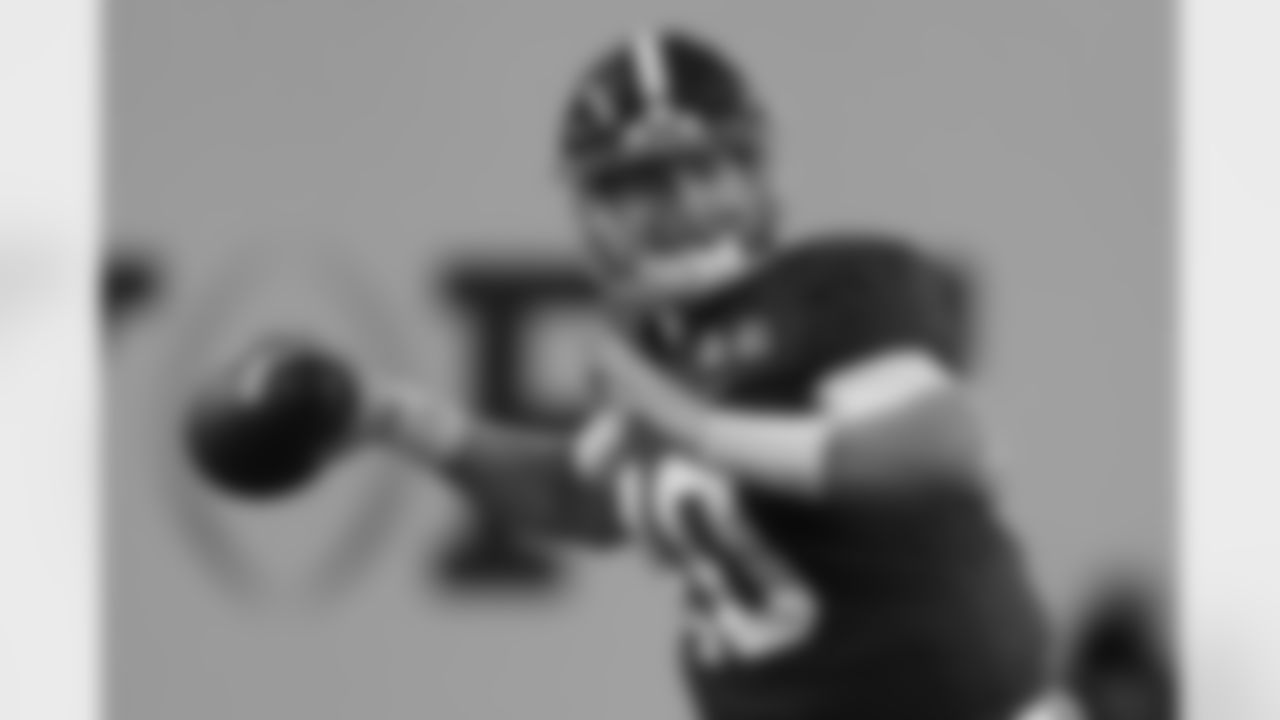 Mocked by: Luke Easterling, DraftWire [April 26], Jenny Vrentas, Sports Illustrated [April 20], Steve Palazzolo, Pro Football Focus [April 19], Nate Davis, USA Today [via mock trade to No. 6 - April 19], Connor Orr, Sports Illustrated [via mock trade to No. 4 - April 13], Michael Middlehurst-Schwartz, USA Today [April 7], Nick Klopsis, Newsday [April 5], Vinnie Iyer, Sporting News [April 5], Ryan Wilson, CBS Sports [Jan. 26]

(AP Photo/Chris O'Meara, File)