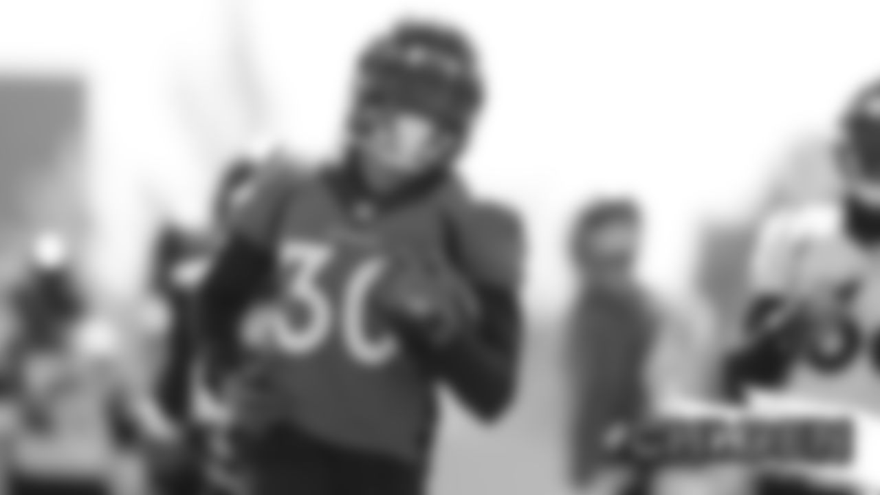 Phillip Lindsay during practice at UCHealth Training Center in Centennial, CO, September 12, 2019.
Photo by Gabriel Christus
