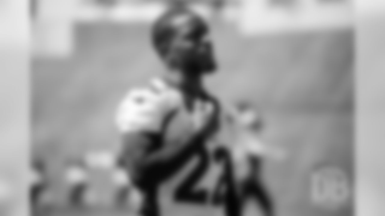 Kareem Jackson during the Broncos' practice on the ninth day of their OTAs on May 31, 2019.