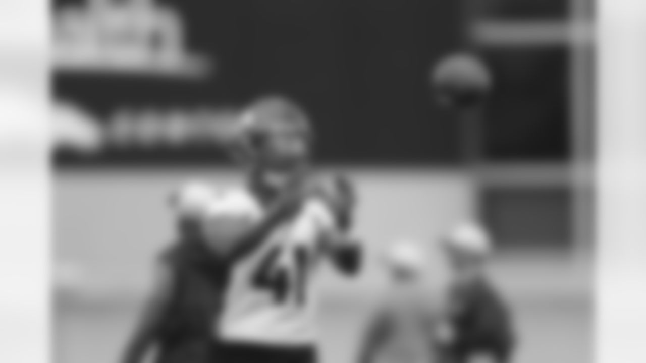 Jamar Johnson during rookie minicamp at UCHealth Training Center in Centennial, CO, May 14, 2021.
Photo by Gabriel Christus