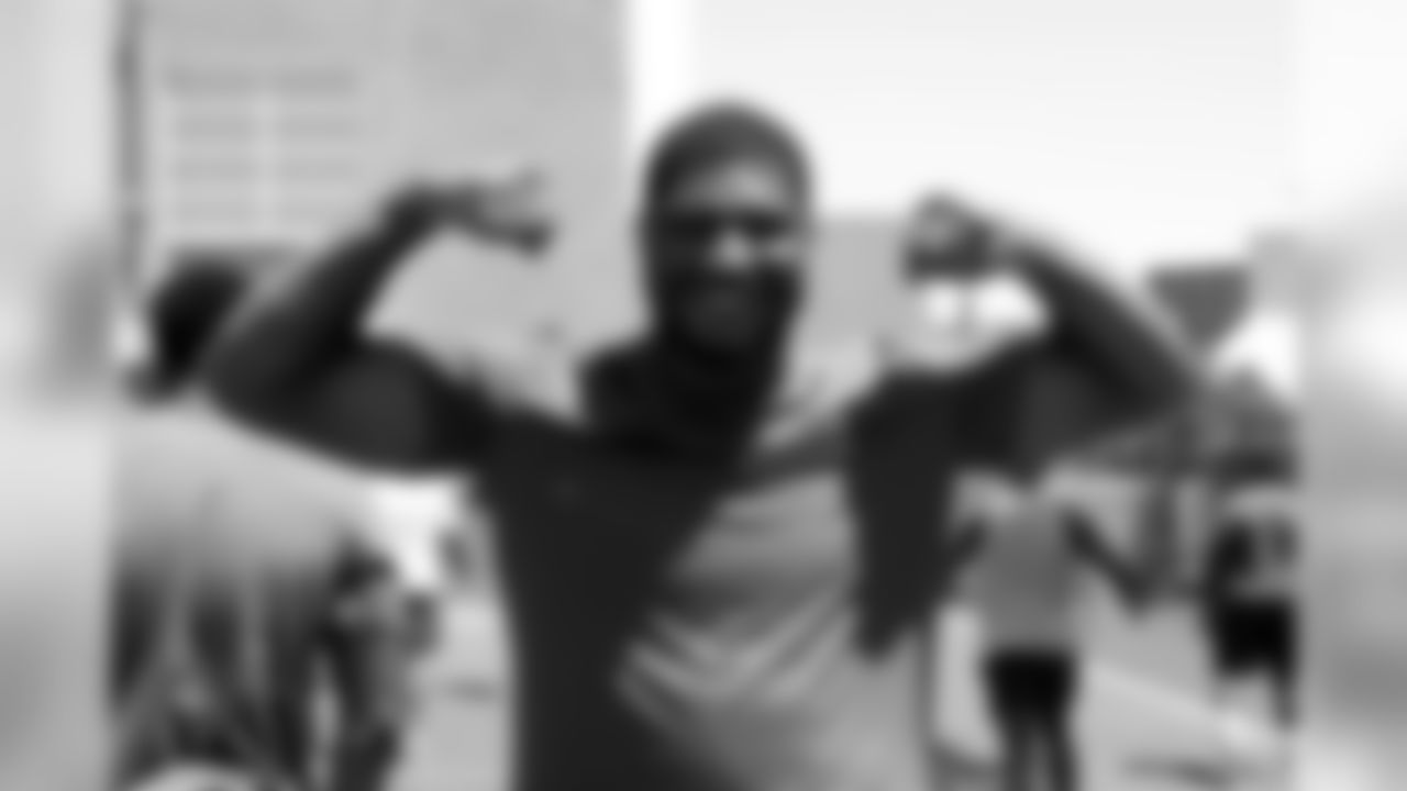 Calais Campbell at Von Miller's third annual Pass Rush Summit.
