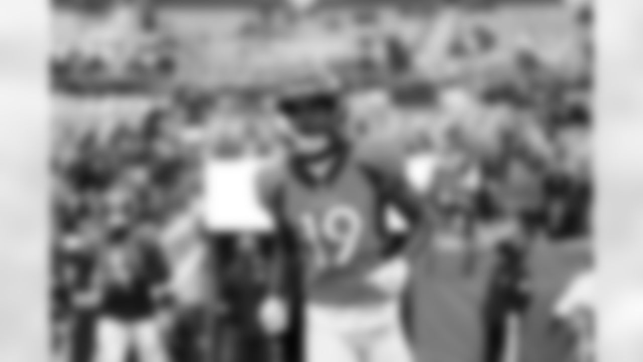 Marvin Mims Jr. before the Broncos' Week 8 game against the Kansas City Chiefs at Empower Field at Mile High in Denver, Colorado on October 29, 2023. Photo by Gabriel Christus / Denver Broncos