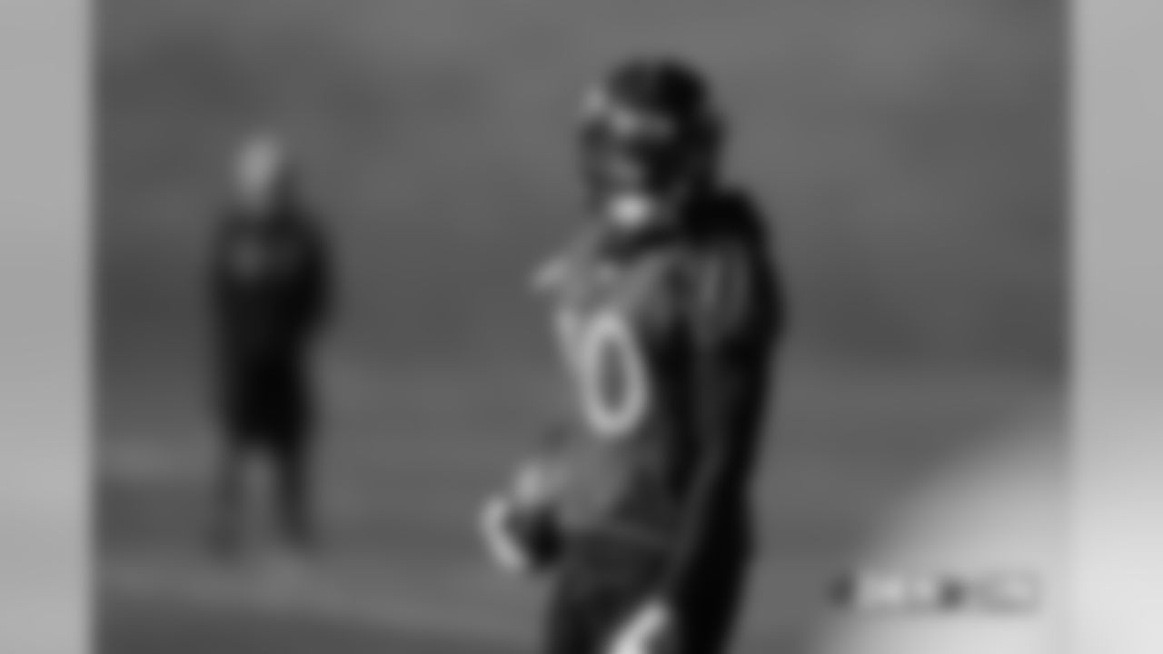 Emmanuel Sanders during practice at UCHealth Training Center in Centennial, CO, November 29, 2018.
Photo by Gabriel Christus