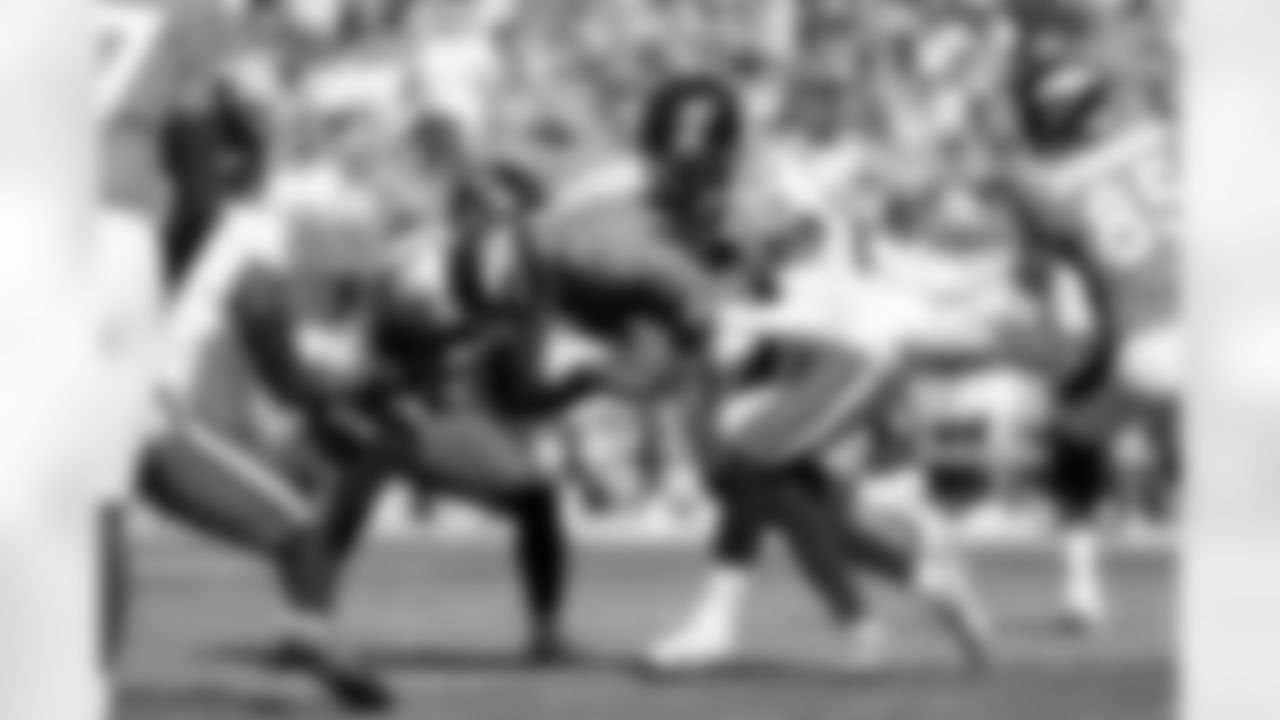 Tim Patrick during the Broncos' Week 4 game against the Baltimore Ravens on October 3, 2021 at Empower Field at Mile High in Denver, Colorado. (Photo by Pete Eklund)