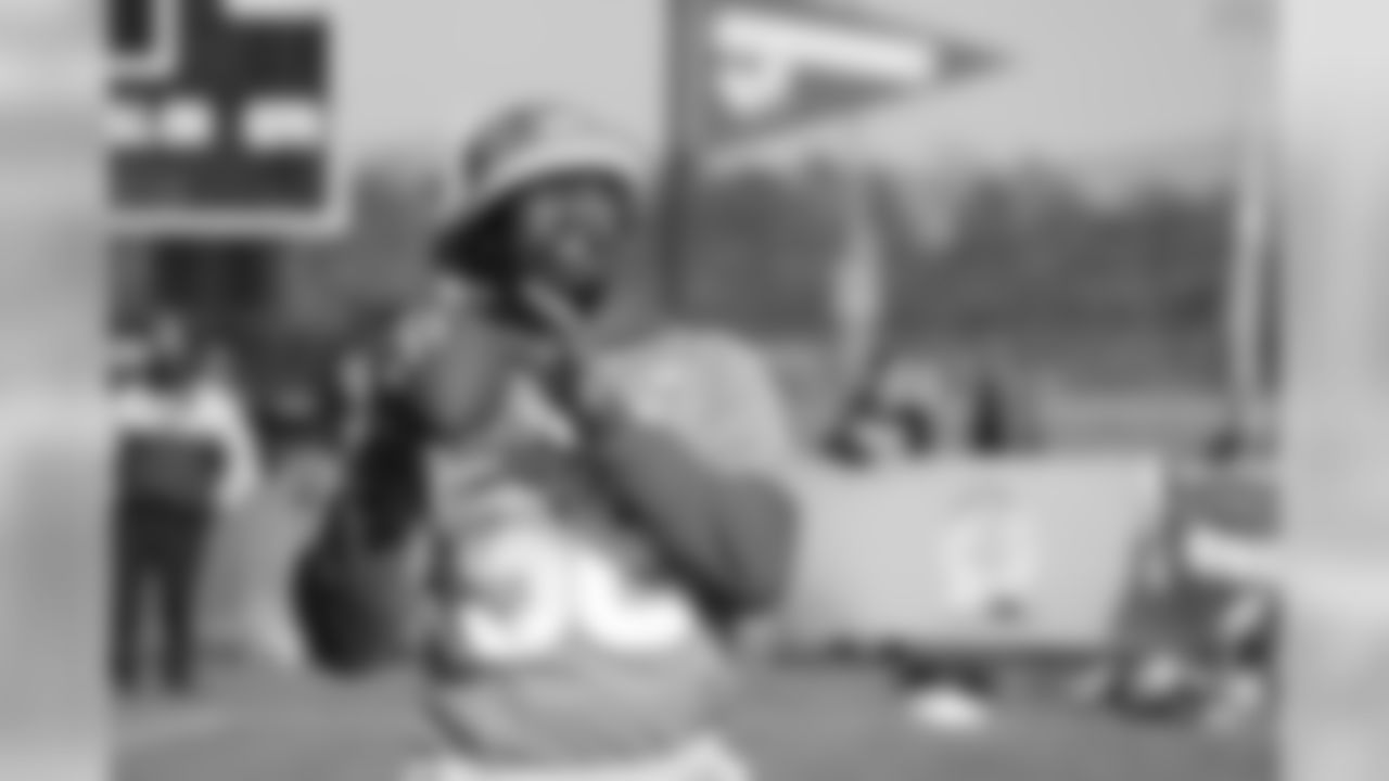 Von Miller takes part in a Special Olympics Unified Flag Football Game with Special Olympics Florida athletes and Pro Bowl players on January 26, 2019, at ESPN Wide World of Sports.