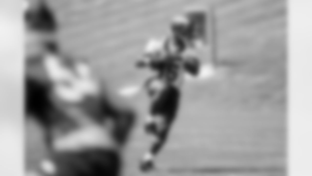De'Mornay Pierson-El during a training camp practice for early reports (rookies, quarterbacks and select veterans) at UCHealth Training Center on July 25, 2021. (Photo by Ben Swanson)