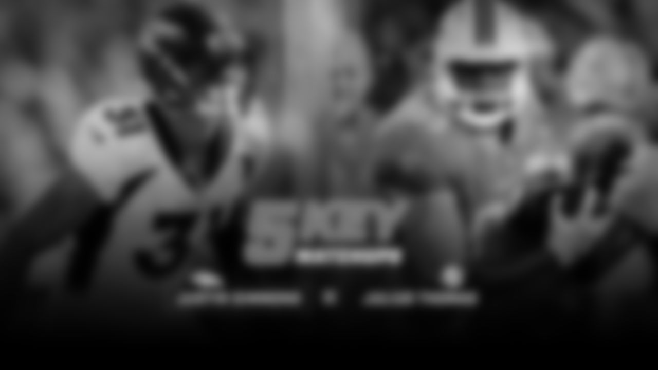 The Broncos' struggles against the tight end position this year have been well documented, and they'll face another dangerous -- and familiar -- opponent. For the first time, the Broncos will have to match up against former tight end Julius Thomas. Last year, Thomas was injured during Denver's meeting with Jacksonville, so the Broncos avoided the player who did so much damage as an offensive weapon in Denver. Justin Simmons, the young safety who has impressed his coaches and EVP of Football Ops./GM John Elway, will now be tasked with guarding the former Bronco at times. How he fares could determine the outcome of Sunday's game in Miami.