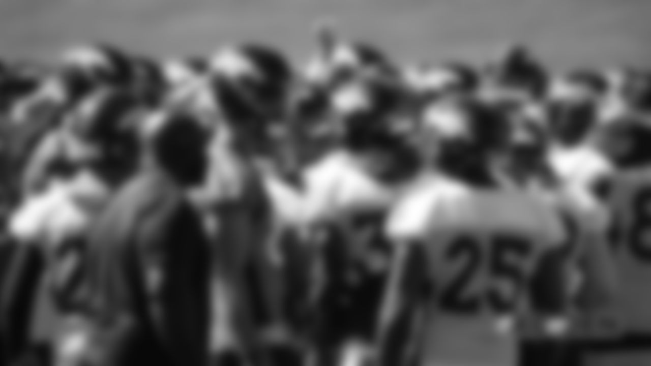 The team in a huddle during practice at UCHealth Training Center on September 26, 2018.