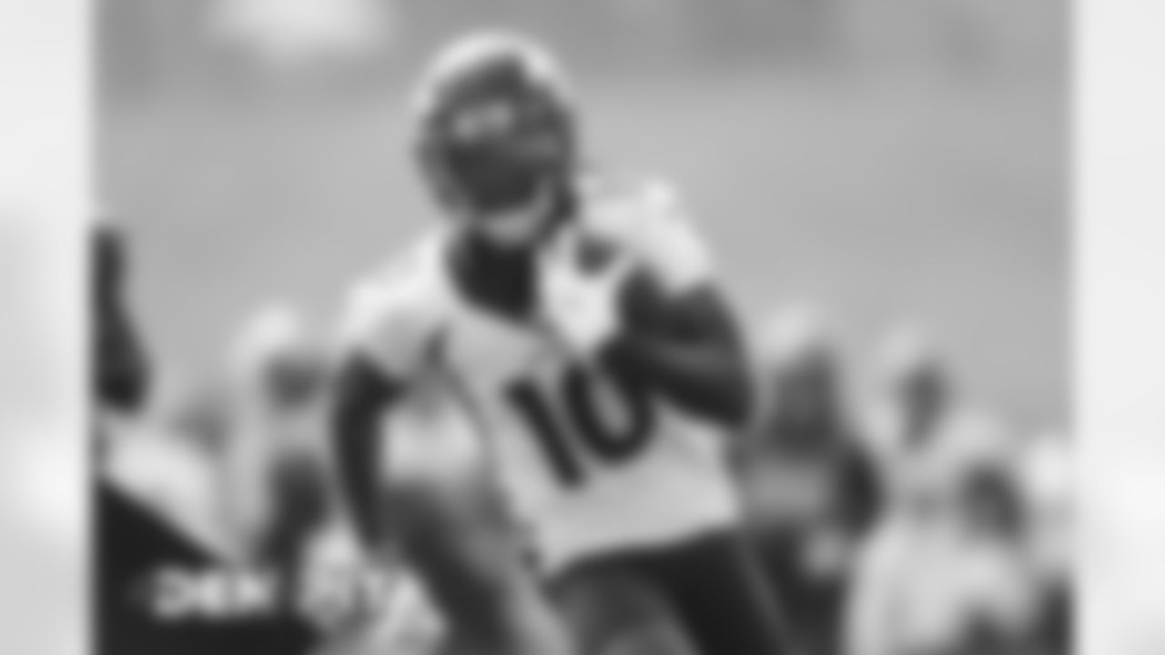 Jerry Jeudy action during practice at UCHealth Training Center in Centennial, CO, September 16, 2020.
Photo by Gabriel Christus