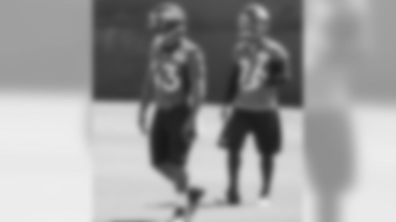 Safeties T.J. Ward and Rahim Moore
