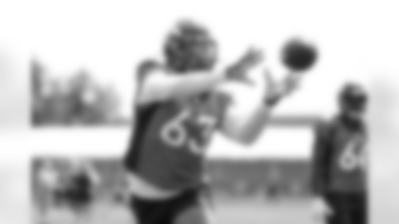 Curtis Robinson during practice on the 14th day of training camp at UCHealth Training Center on August 16, 2021. (Photo by Ben Swanson)