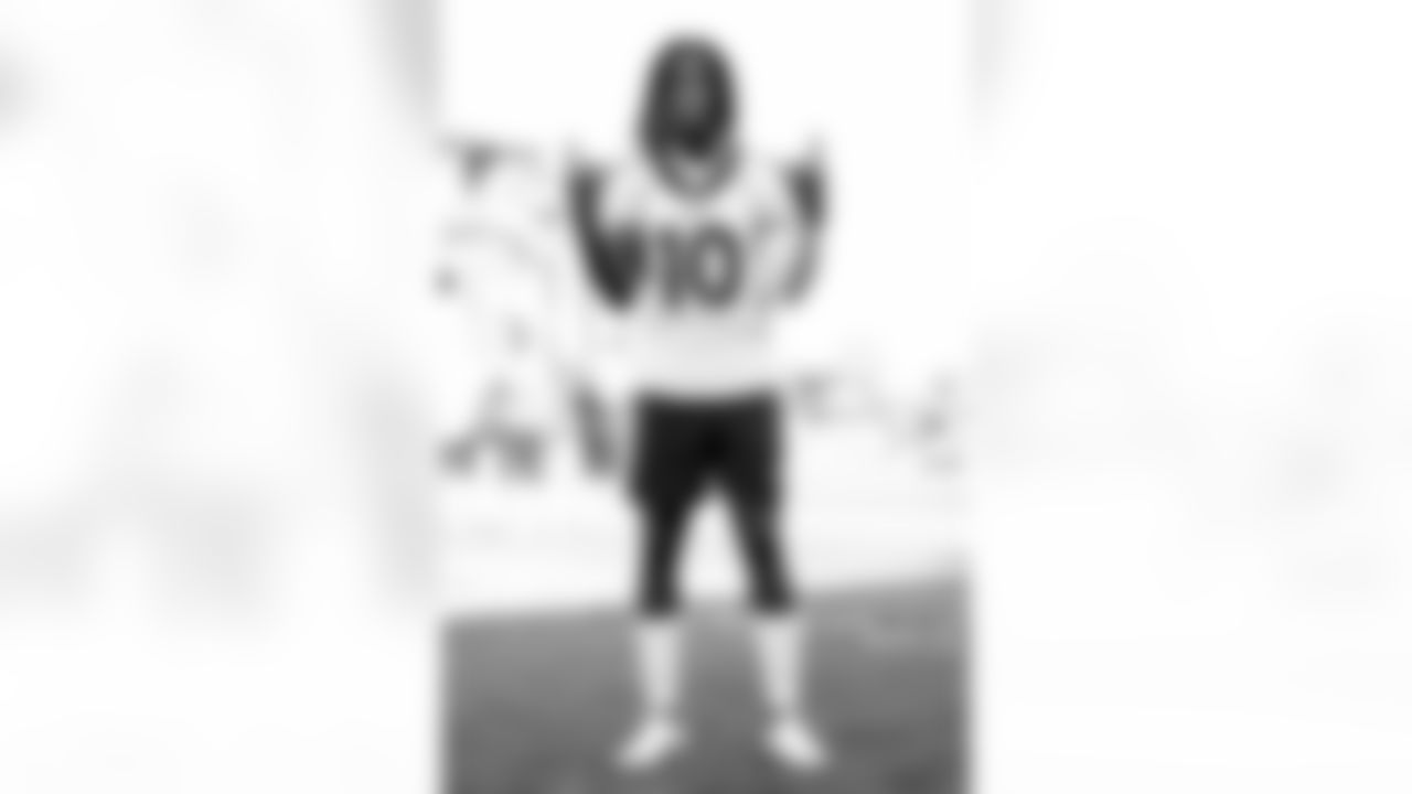 Jerry Jeudy during practice on the first day of training camp at UCHealth Training Center on July 28, 2021. (Photo by Ben Swanson)