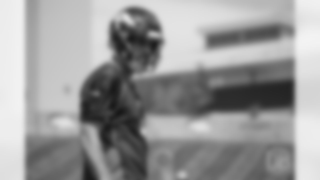 quarterback Case Keenum (4) during the 10th and final day of OTAs on June 7, 2018 at UCHealth Training Center.